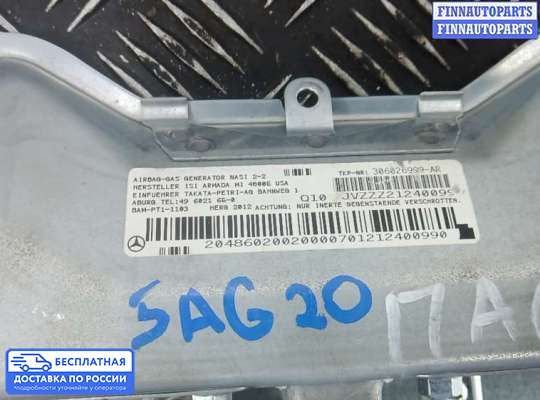 Подушка безопасности пассажира (AirBag) на Mercedes-Benz E (W212)