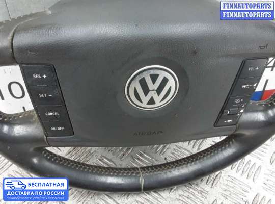Подушка безопасности водителя (AirBag) на Volkswagen Touareg I (7L)