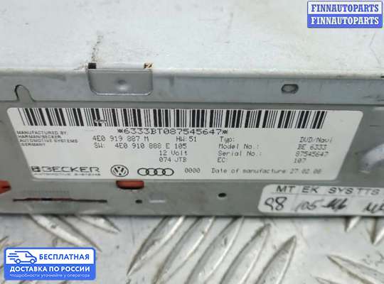 Аудиотехника на Audi A5 (8T)