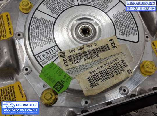 Подушка безопасности водителя (AirBag) на Audi A6 (C4)