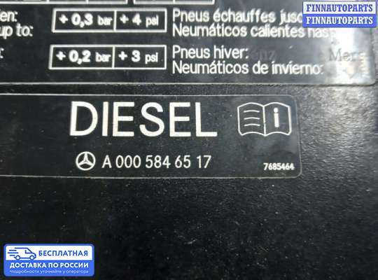 Лючок бензобака на Mercedes-Benz E (W211)