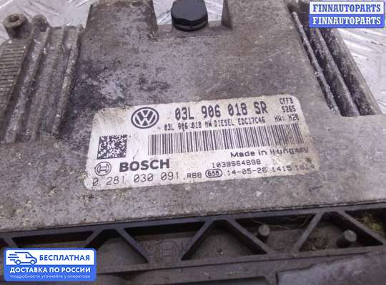 ЭБУ ДВС (блок управления двигателем) на Skoda Superb II (3T)