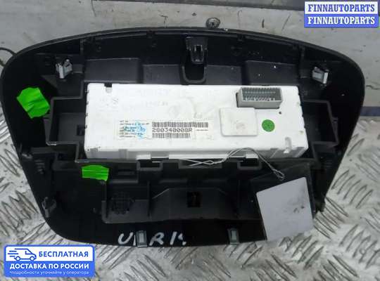 Дисплей бортового компьютера на Renault Megane III