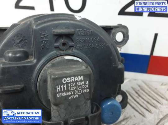 Фара противотуманная (ПТФ) на Renault Scenic III