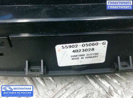 Блок управления печкой на Toyota Avensis II (T250)