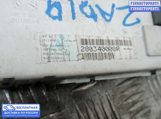 Дисплей бортового компьютера на Renault Megane III