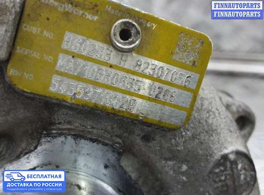 Турбина на Renault Megane III