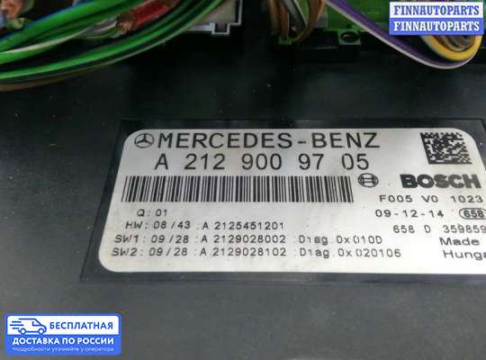 ЭБУ салона (Блок комфорта) на Mercedes-Benz C (W204)