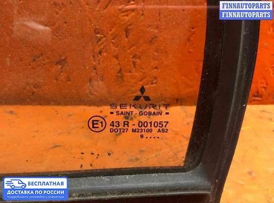 Стекло (форточка) боковой двери на Mitsubishi Carisma