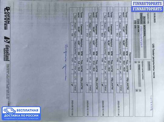 Форсунка топливная на Volkswagen Touran I (1T)