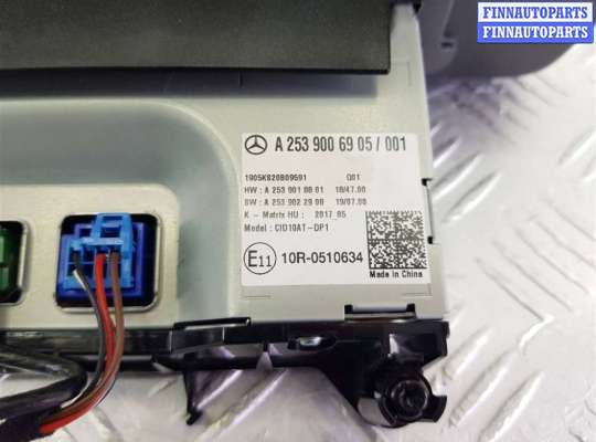 Дисплей бортового компьютера на Mercedes-Benz GLC (X253/C253)