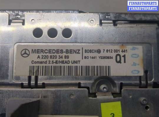 Магнитола на Mercedes-Benz S (W220)