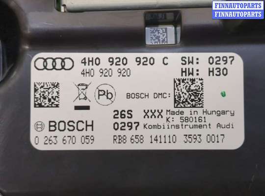 Щиток приборов (приборная панель) AU1011663 на Audi A8 (D4) 2010-2017