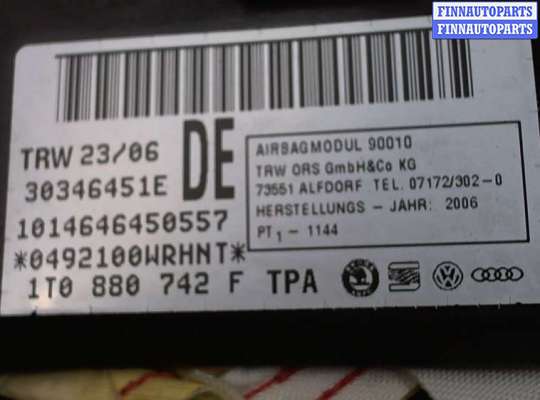 купить Подушка безопасности боковая (шторка) на Volkswagen Touran 2003-2006