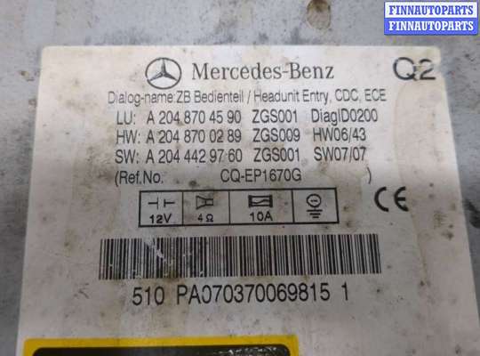 купить Магнитола на Mercedes C W204 2006-2015