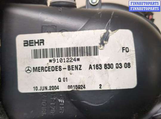 Мотор отопителя на Mercedes-Benz ML (W163)