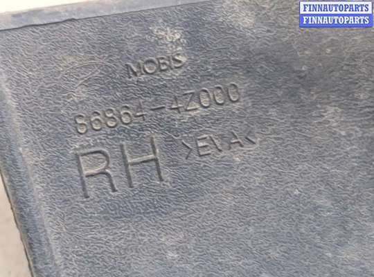 Брызговик колеса (резиновый) на Hyundai Santa Fe III (DM, NC)