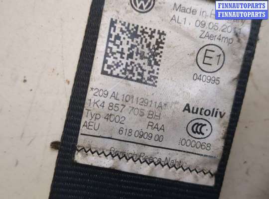 купить Ремень безопасности на Volkswagen Golf 6 2008-2012