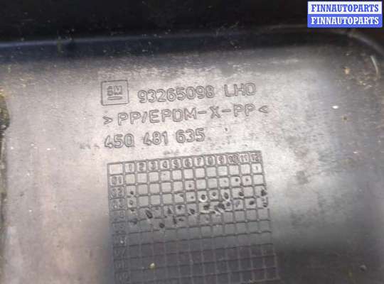 купить Жабо под дворники (дождевик) на Opel Meriva 2003-2010