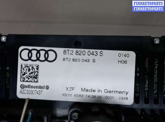 Блок управления печкой на Audi A4 (8K, B8)