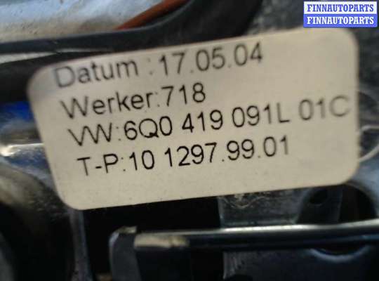 Подушка безопасности водителя (AirBag) на Volkswagen Polo Mk4 (9N3) 