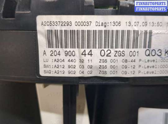 Щиток приборов (приборная панель) MB1097919 на Mercedes C W204 2007-2013