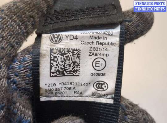 купить Ремень безопасности на Volkswagen Tiguan 2007-2011