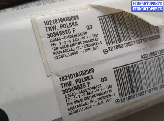 Подушка безопасности пассажира (AirBag) на Mercedes-Benz S (W221)