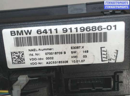 Переключатель отопителя (печки) BM1530992 на BMW 3 E90, E91, E92, E93 2005-2012