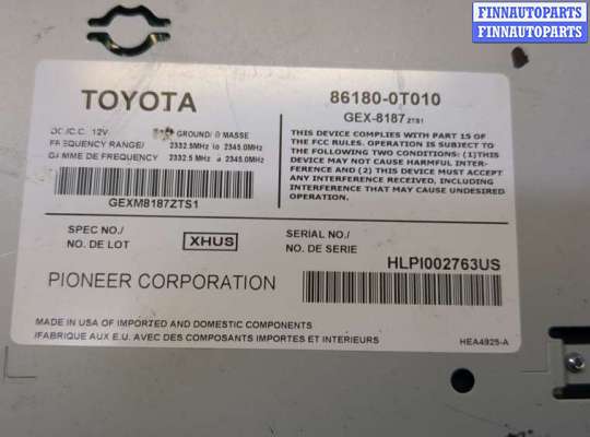 купить Блок управления аудио на Toyota Venza 2008-2017