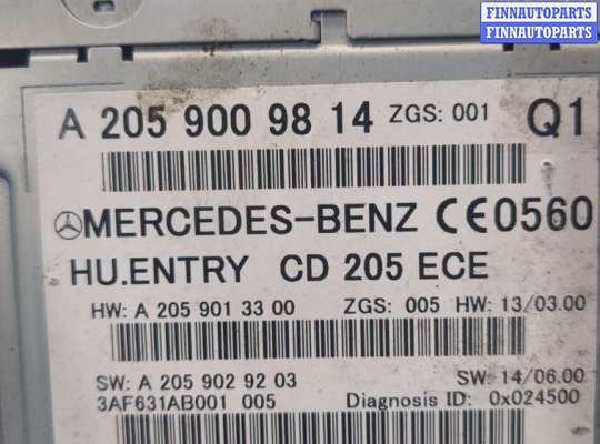 Магнитола на Mercedes-Benz C (W205)