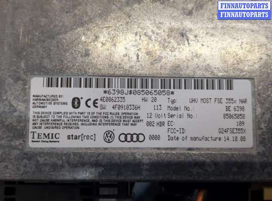 купить Блок управления Bluetooth на Audi A4 (B8) 2007-2015