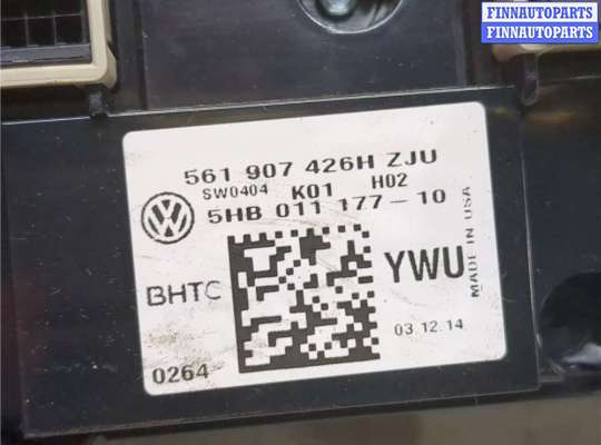 купить Переключатель отопителя (печки) на Volkswagen Passat 7 2010-2015 Америка