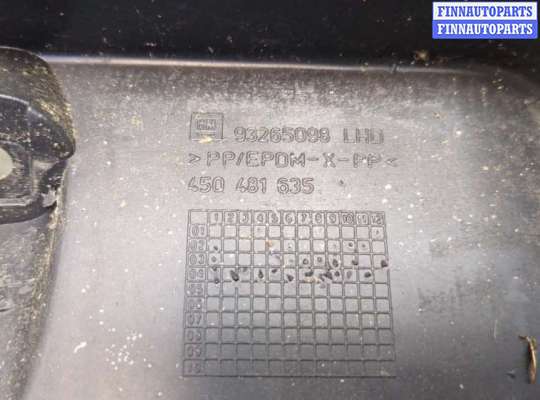 купить Жабо под дворники (дождевик) на Opel Meriva 2003-2010