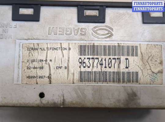 купить Дисплей компьютера (информационный) на Peugeot 406 1999-2004