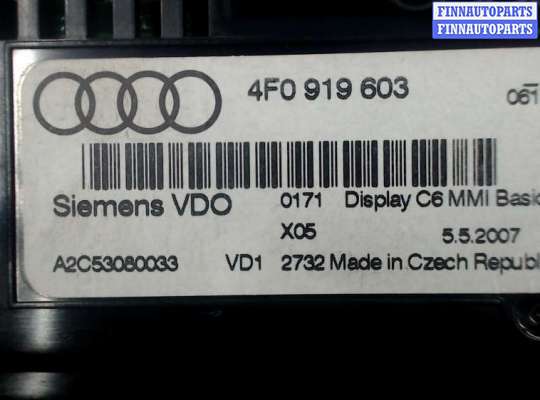 Дисплей компьютера (информационный) AU378668 на Audi A6 (C6) 2005-2011