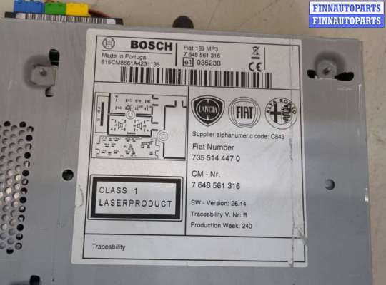 купить Магнитола на Fiat Panda 2003-2012