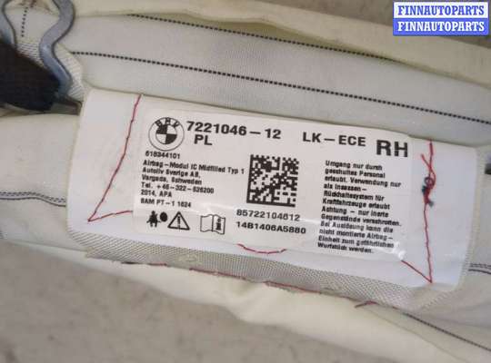 купить Подушка безопасности боковая (шторка) на BMW 1 F20, F21 2011-2019