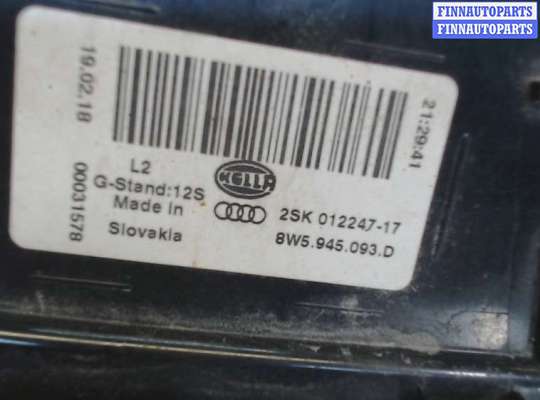 Фонарь крышки багажника на Audi A4 (8W, B9)