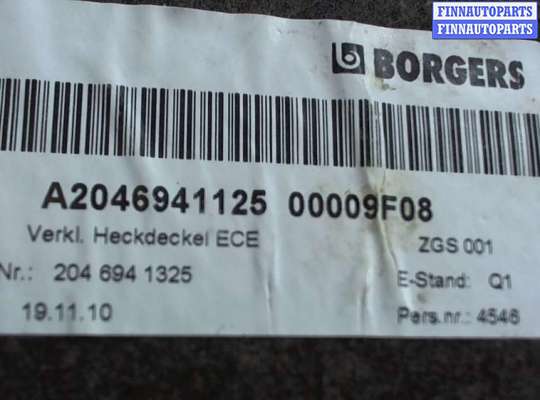 купить Обшивка крышки (двери) багажника на Mercedes C W204 2007-2013