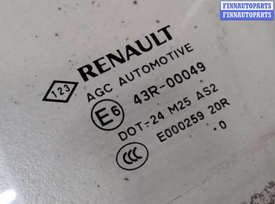 Стекло боковое двери на Renault Scenic III