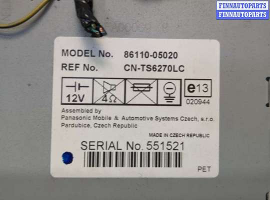 купить Дисплей компьютера (информационный) на Toyota Avensis 2 2003-2008