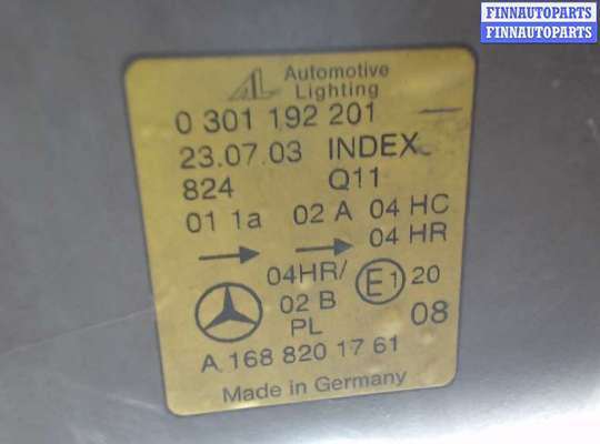 купить Фара (передняя) на Mercedes A W168 1997-2004