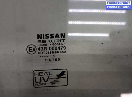 Стекло боковой двери NS583368 на Nissan Almera Tino