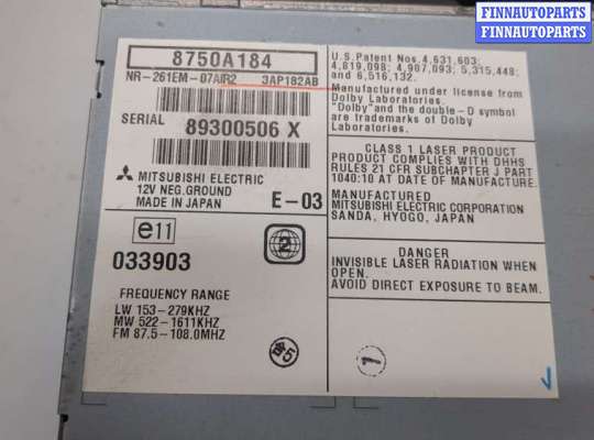 купить Магнитола на Mitsubishi Lancer 10 2007-2017