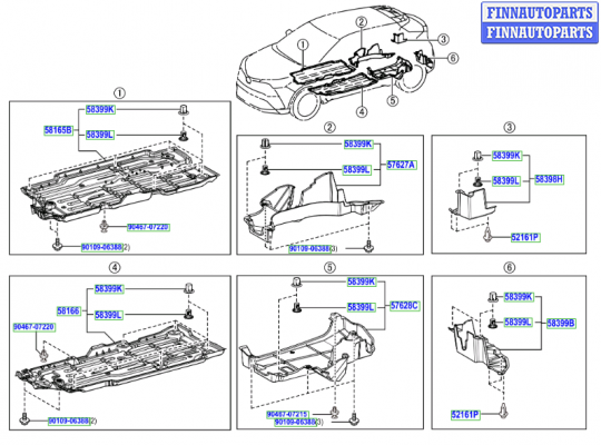 купить Защита днища, запаски, КПП, подвески на Toyota C-HR 2016-2023