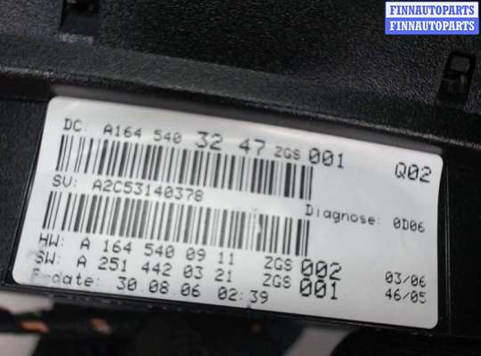 купить Щиток приборов (приборная панель) на Mercedes ML W164 2005-2011