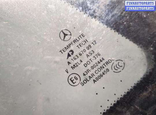 купить Стекло кузовное боковое на Mercedes ML W163 1998-2004