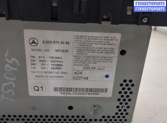 Магнитола на Mercedes-Benz C (W203)