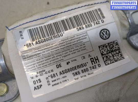 купить Подушка безопасности боковая (шторка) на Volkswagen Golf 6 2009-2012